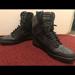 Nike Black Wedge Sneaker
